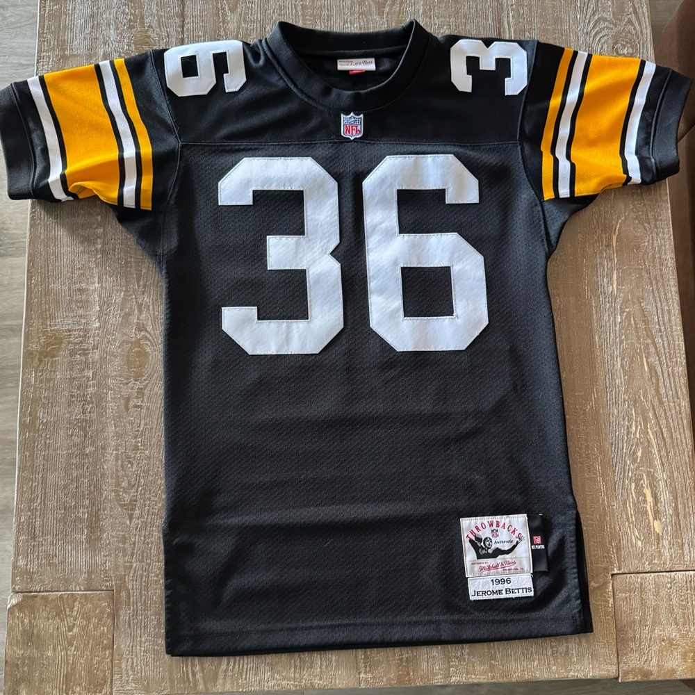 Jerome Bettis Jersey Authentic Mitchell & Ness Throwback 1996